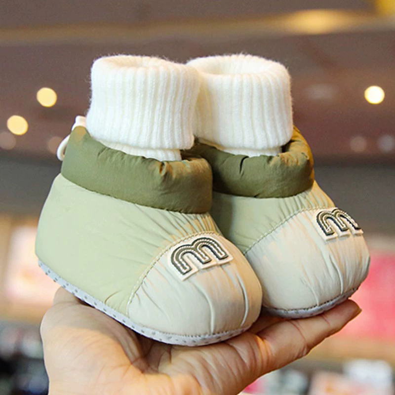 1Pair Baby Winter Thickened Shoes Soft Sole Anti Slip Toddler Shoes for 0-1 Years Old NewbornBoysGirlsFirstWalkersKidAccessories