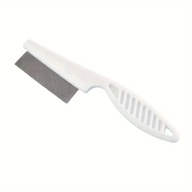 1PC Pet Grooming Flea Comb Stainless Steel Care Comb Cat Dog Hair Brush Flea Removal Massage Comb Pet Portable Tools Accessories