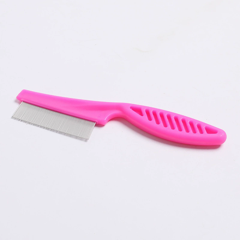 1PC Pet Grooming Flea Comb Stainless Steel Care Comb Cat Dog Hair Brush Flea Removal Massage Comb Pet Portable Tools Accessories