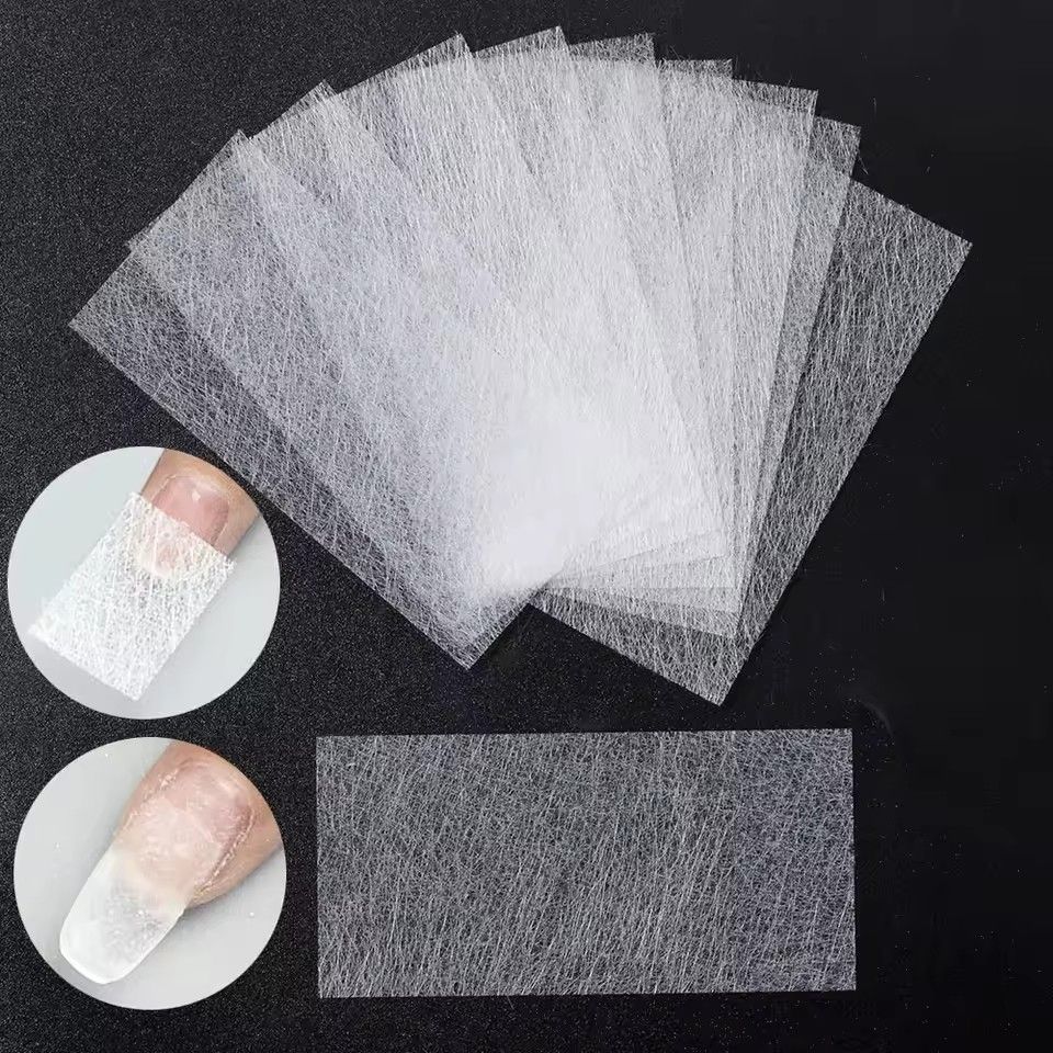 10Pcs Silk Fiberglass For Nail Extension Form Non-Woven Silks UV Gel Building Fiber French Acrylic DIY Manicure Accessories view 5
