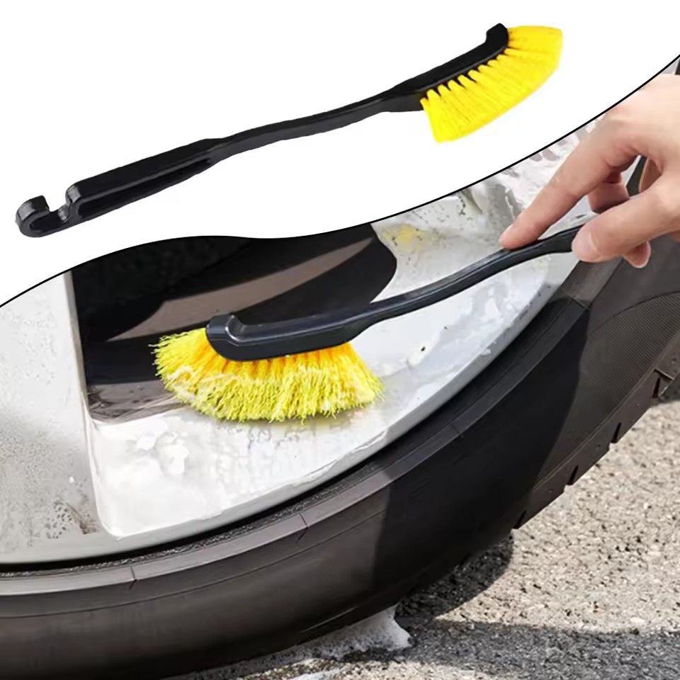 1PC   Car Tire Wheel Rim Cleaning Brush Detailing Brushes Washing Brush Tool Universal Wheel Tire Car Cleaning Accessories