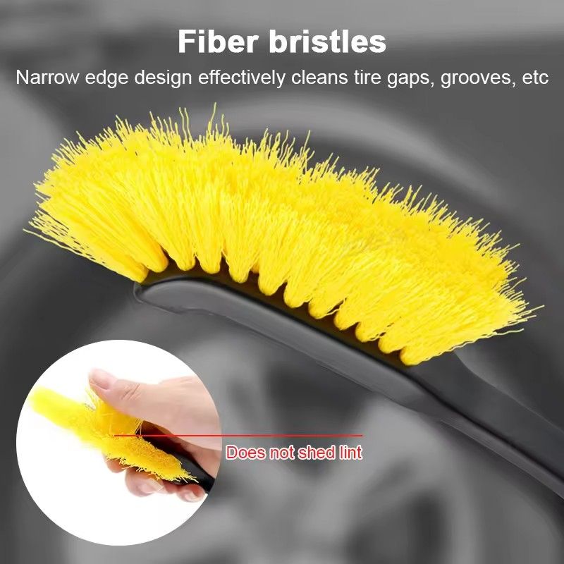 1PC   Car Tire Wheel Rim Cleaning Brush Detailing Brushes Washing Brush Tool Universal Wheel Tire Car Cleaning Accessories