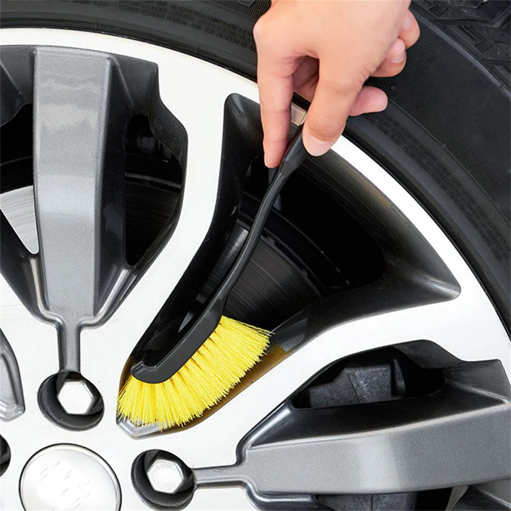 1PC   Car Tire Wheel Rim Cleaning Brush Detailing Brushes Washing Brush Tool Universal Wheel Tire Car Cleaning Accessories
