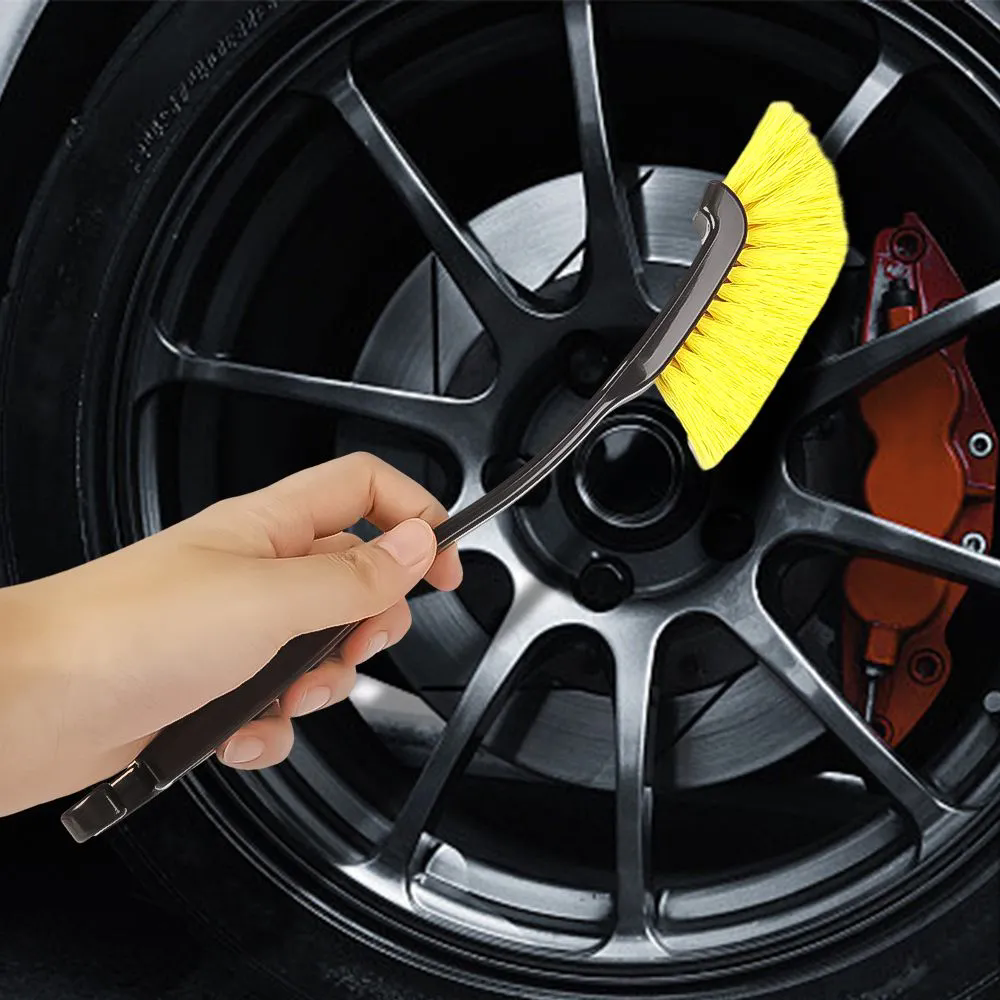1PC   Car Tire Wheel Rim Cleaning Brush Detailing Brushes Washing Brush Tool Universal Wheel Tire Car Cleaning Accessories