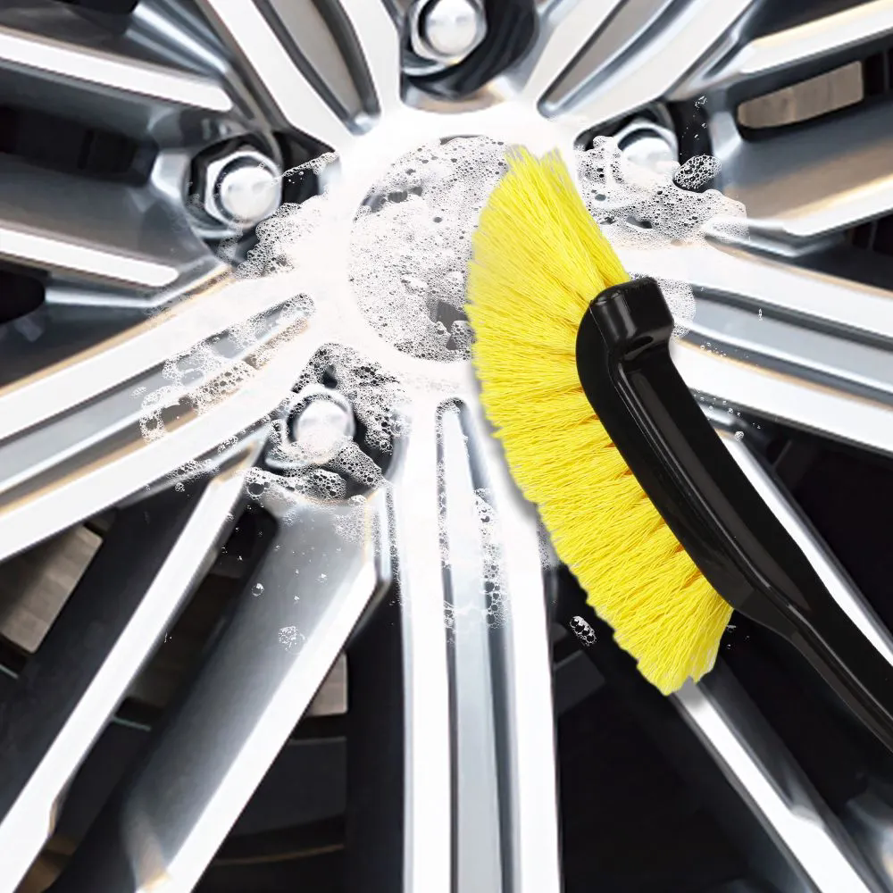1PC   Car Tire Wheel Rim Cleaning Brush Detailing Brushes Washing Brush Tool Universal Wheel Tire Car Cleaning Accessories