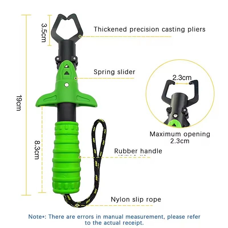 1PCS Portable Fish Controller Fishing Gripper Fish Pliers Fish Lip Clamp Catcher Mini Pliers Clip Controller Fishing Tool