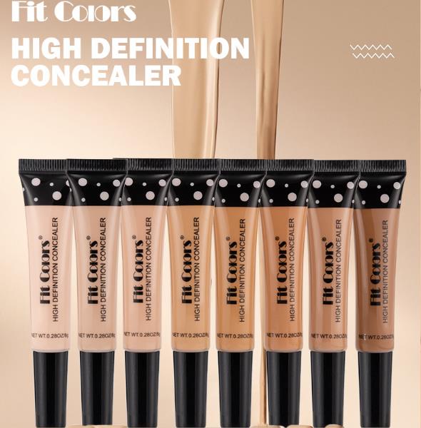 1PC  Fit Colors 8 Size Concealer With A Flexible Concealer Moisturizing Liquid Foundation To Cover Dark Circles And Acne Spots