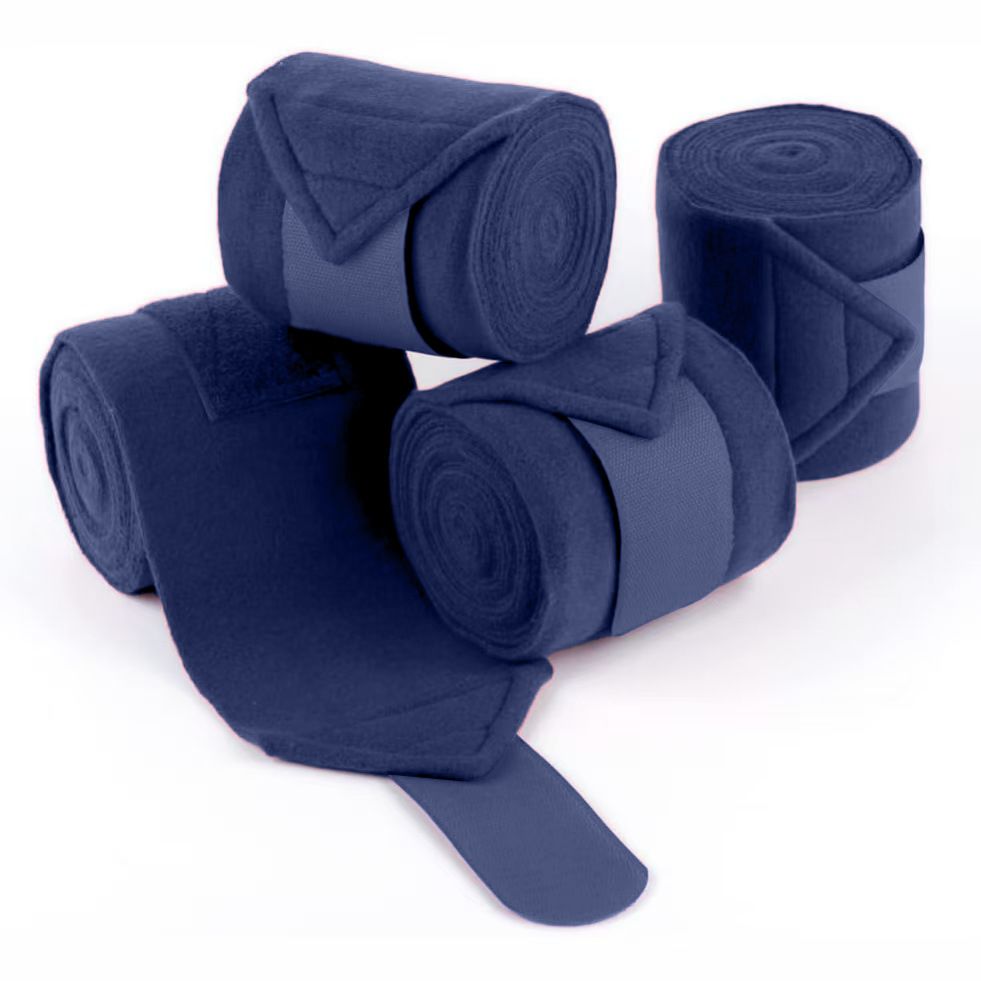 4 Pcs  Soft Flannel Horse Leg Wraps Protect Bandage for Equestrian Riding Racing Accessories Protection Equipment