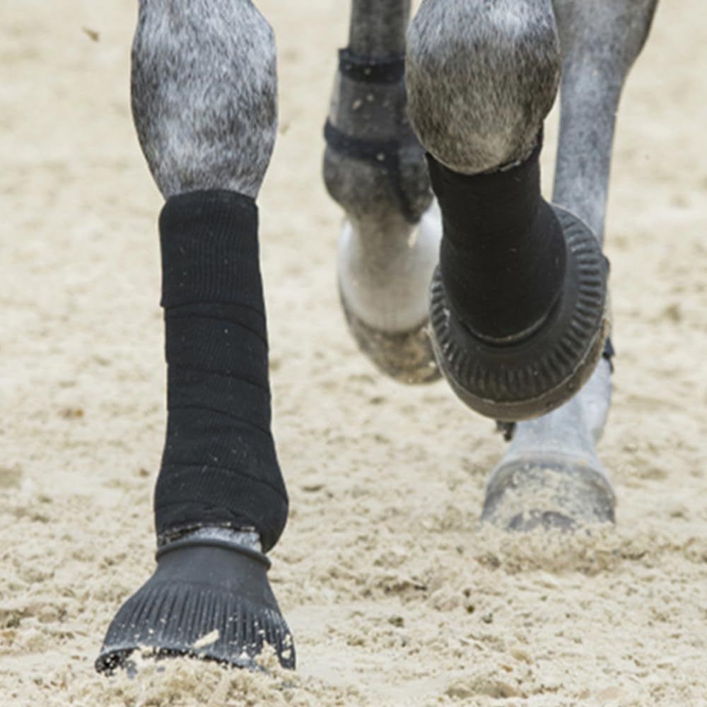 4 Pcs  Soft Flannel Horse Leg Wraps Protect Bandage for Equestrian Riding Racing Accessories Protection Equipment