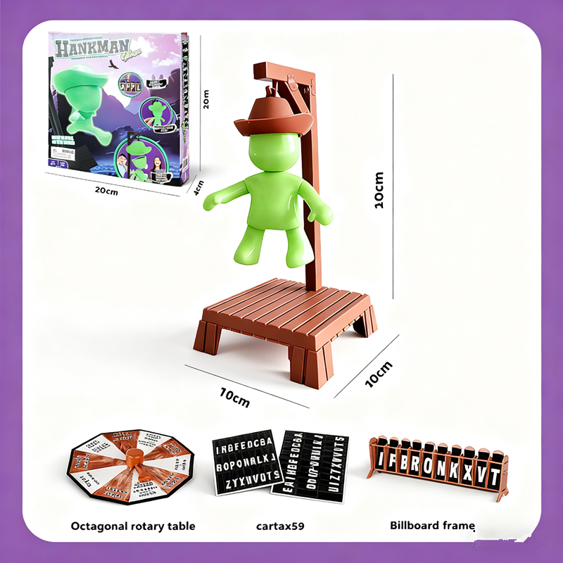 1pc   Magnetic Hangman Mystery Word Game