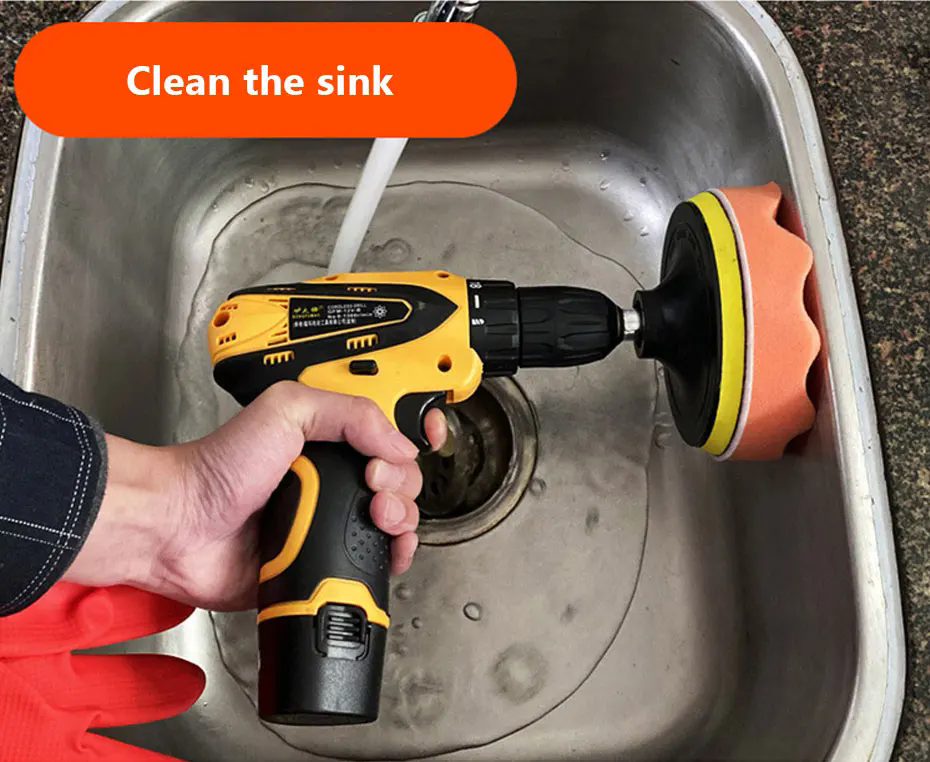 6PCS /set Car Polishing Sponge Pads Kit Foam Pad Buffer Kit Polishing Machine Wax Pads 6 Inch for Removing Scratches