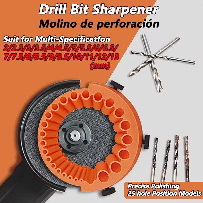 2-13mm Drill Bit Sharpener Grinder Multi-specification Power Drill Bit Grinding Portable Drill Power Abrasive Tools for Grinding
