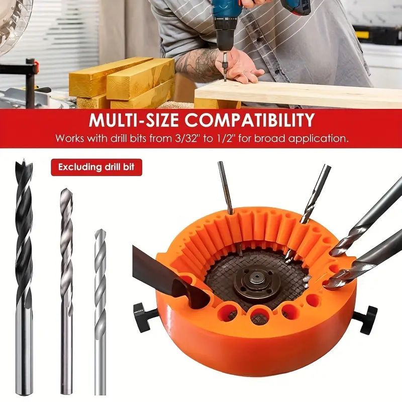 2-13mm Drill Bit Sharpener Grinder Multi-specification Power Drill Bit Grinding Portable Drill Power Abrasive Tools for Grinding
