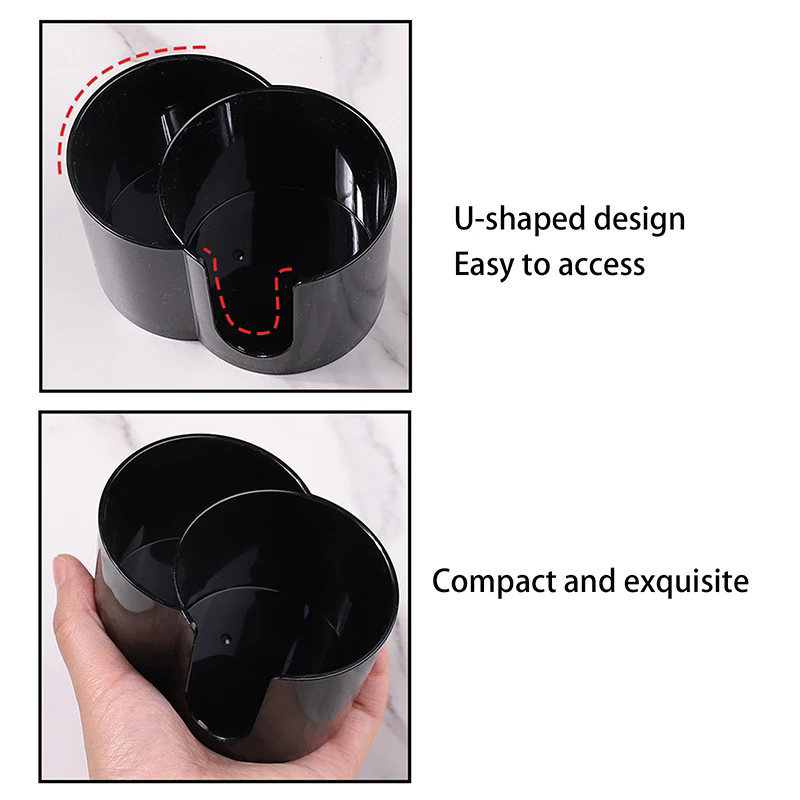 1PC  Plastic storage boxbathroom jar, makeup storage cotton, circular pad holder, cotton swab box holder, dispenser storage jar