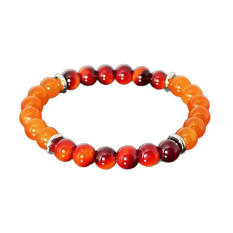 1 Pcs Trendy Natural Stone Beaded Bracelet for Men & Women Sport Fitness Wealth Money Attraction Adjustable Bead Bracelets