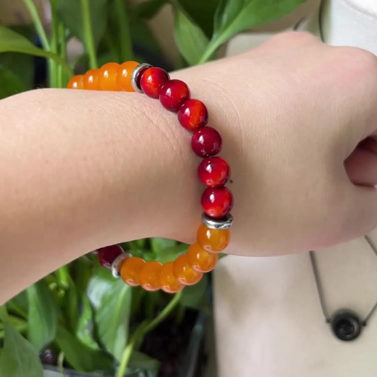 1 Pcs Trendy Natural Stone Beaded Bracelet for Men & Women Sport Fitness Wealth Money Attraction Adjustable Bead Bracelets
