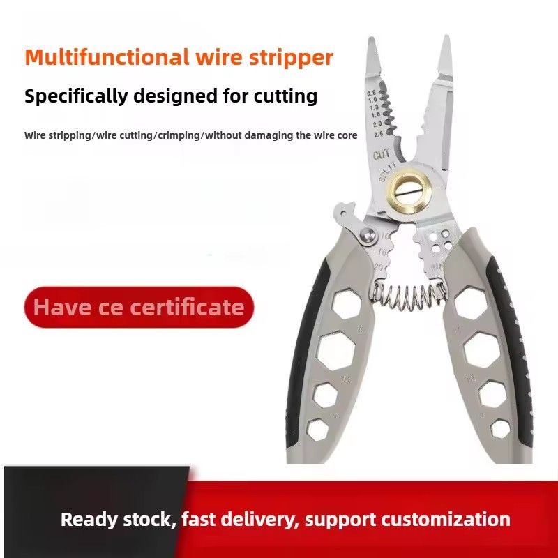 Best price for 1PC Stainless Steel Wire Stripper 7-inch Multi-function ...