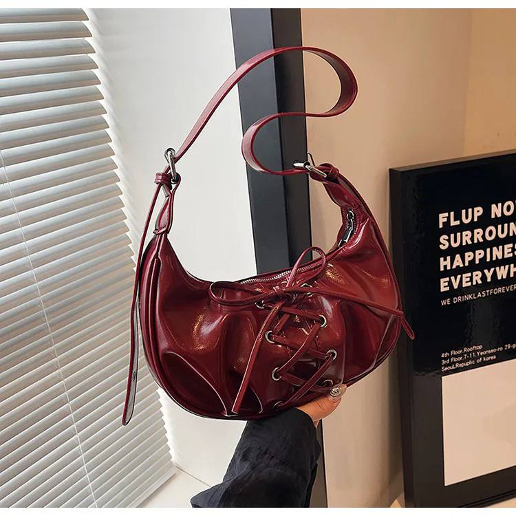 Shoulder Bag for Women Girls Trendy Evening Clutch Purse Pu Leather Under the Arm Purses Slings Bag Handbag Saddles Bag bolsos