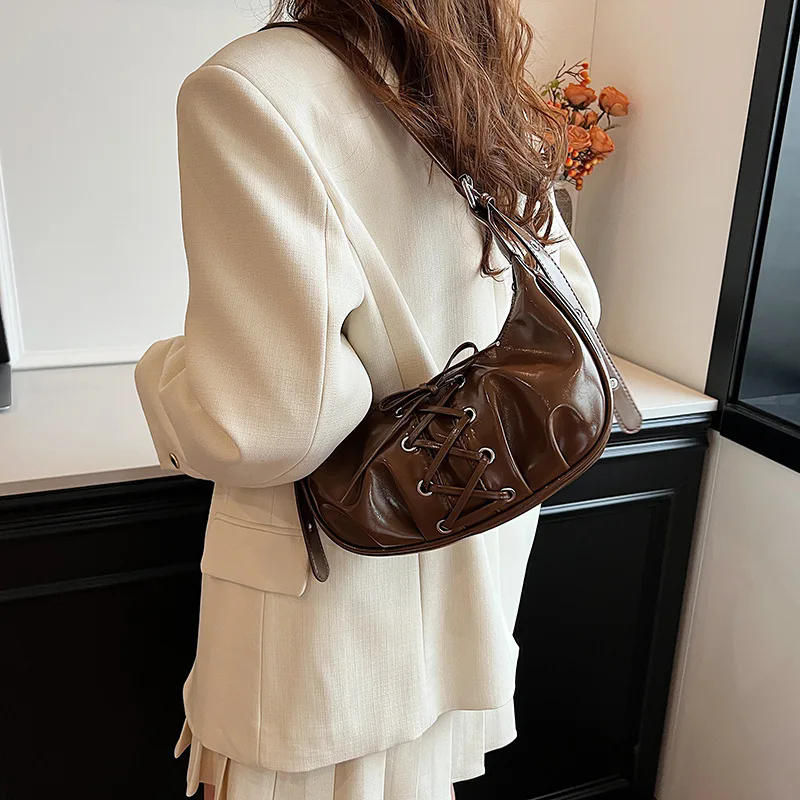 Shoulder Bag for Women Girls Trendy Evening Clutch Purse Pu Leather Under the Arm Purses Slings Bag Handbag Saddles Bag bolsos