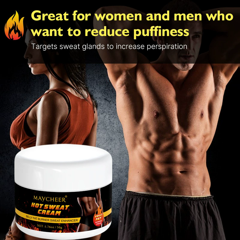 1PC   Hot Sweat Cream Exercise Helps Sweat Tighten Skin and Maintain Full Body Shape