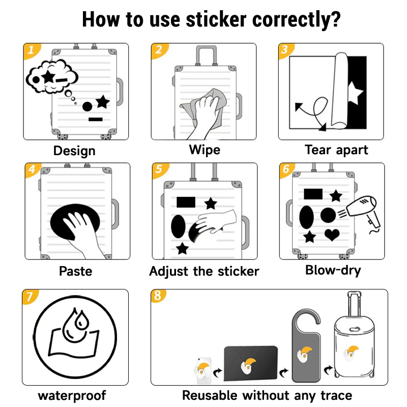 50PCS Cartoo Animal Duck Stickers Cartoon Pattern DIY Decoration Phone Cases Laptops Guitars Journals Decals Kids Toys Gifts