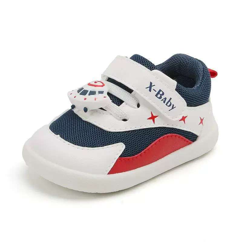 1 Pair of  Spring and Autumn baby walking shoes for 0-3 years oldsoft soled anti slip baby shoesprewalker