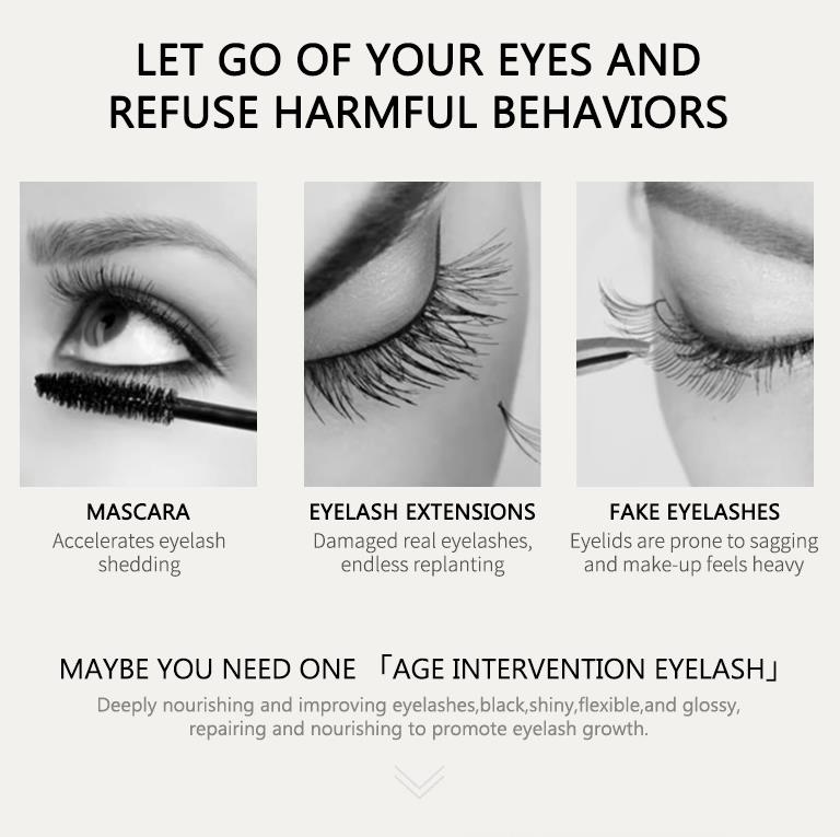 1PC Eyelash nutrition Solution thick, slender, long, nourishing and nourishing eyelash base repair natural transparent Serum 4ml view 8