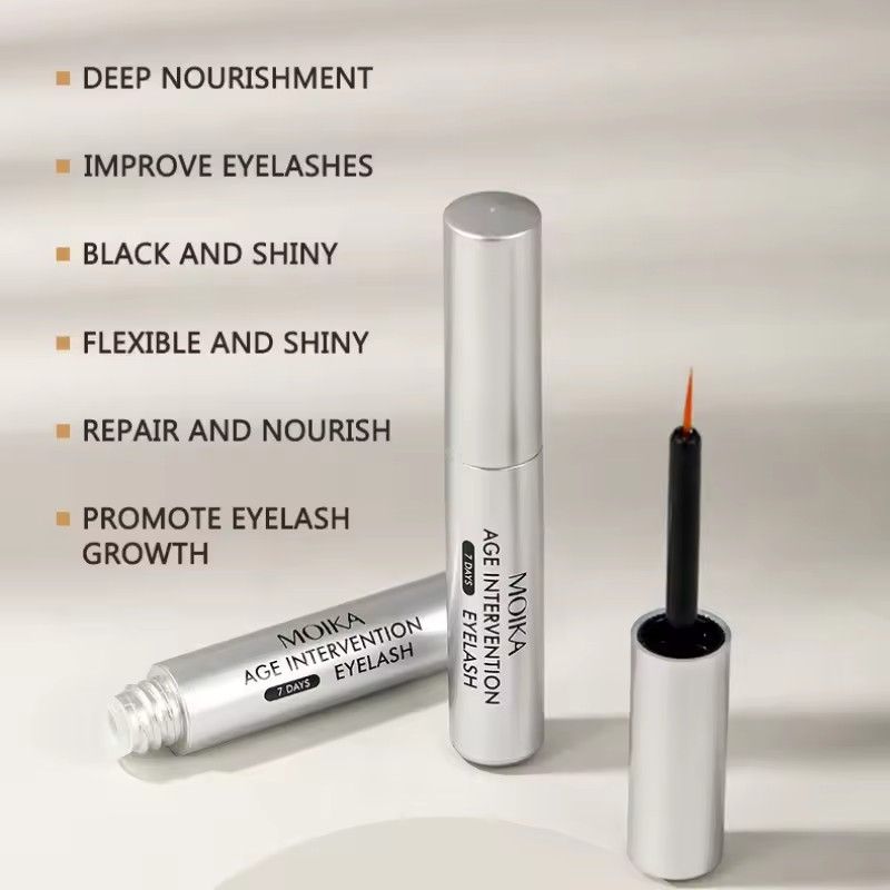 1PC Eyelash nutrition Solution thick, slender, long, nourishing and nourishing eyelash base repair natural transparent Serum 4ml view 10