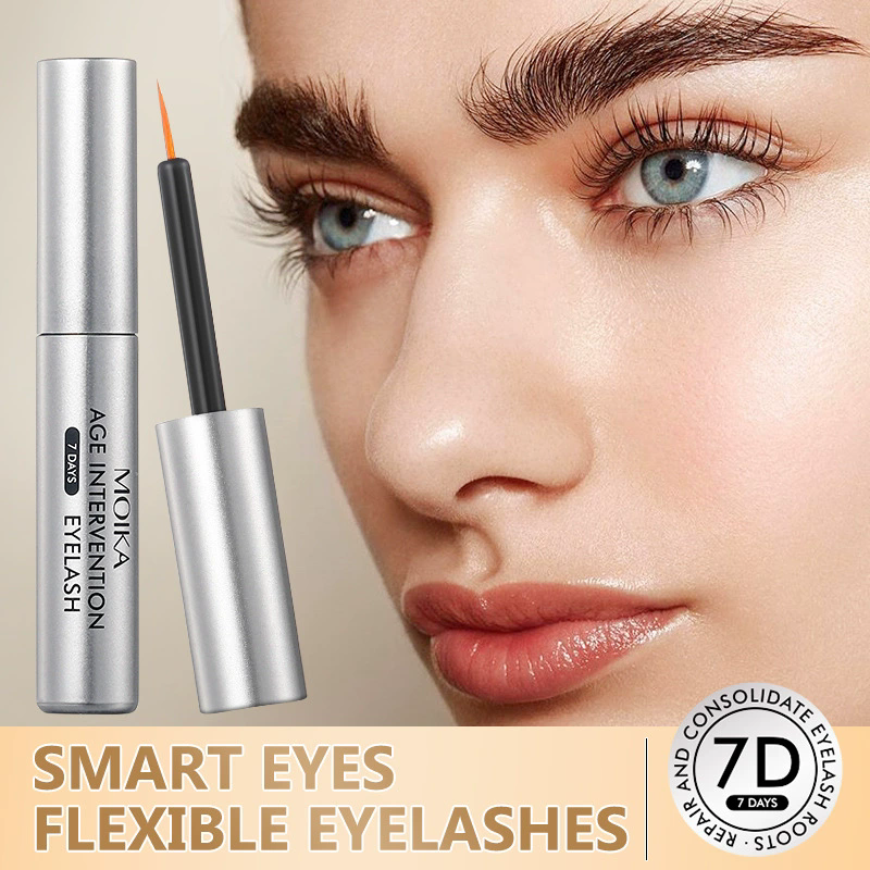 1PC Eyelash nutrition Solution thick, slender, long, nourishing and nourishing eyelash base repair natural transparent Serum 4ml view 2