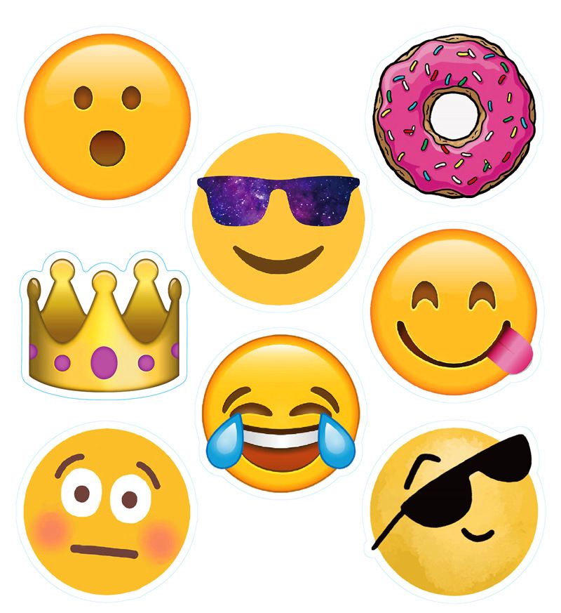 100 PCS   cartoon stickers EMOJI smiley face stickers, hand account notebooks, car stationery stickers, suitcase stickers