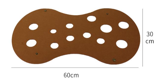 2PC/1set   Cat Tunnels Bed Foldable Pet Tunnel Tube Bed with Holes DIY Cats Play Mat Cat Activity Rug Toy for Interactive