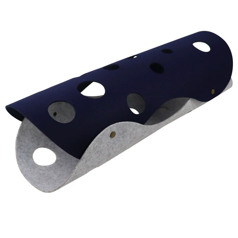 2PC/1set   Cat Tunnels Bed Foldable Pet Tunnel Tube Bed with Holes DIY Cats Play Mat Cat Activity Rug Toy for Interactive