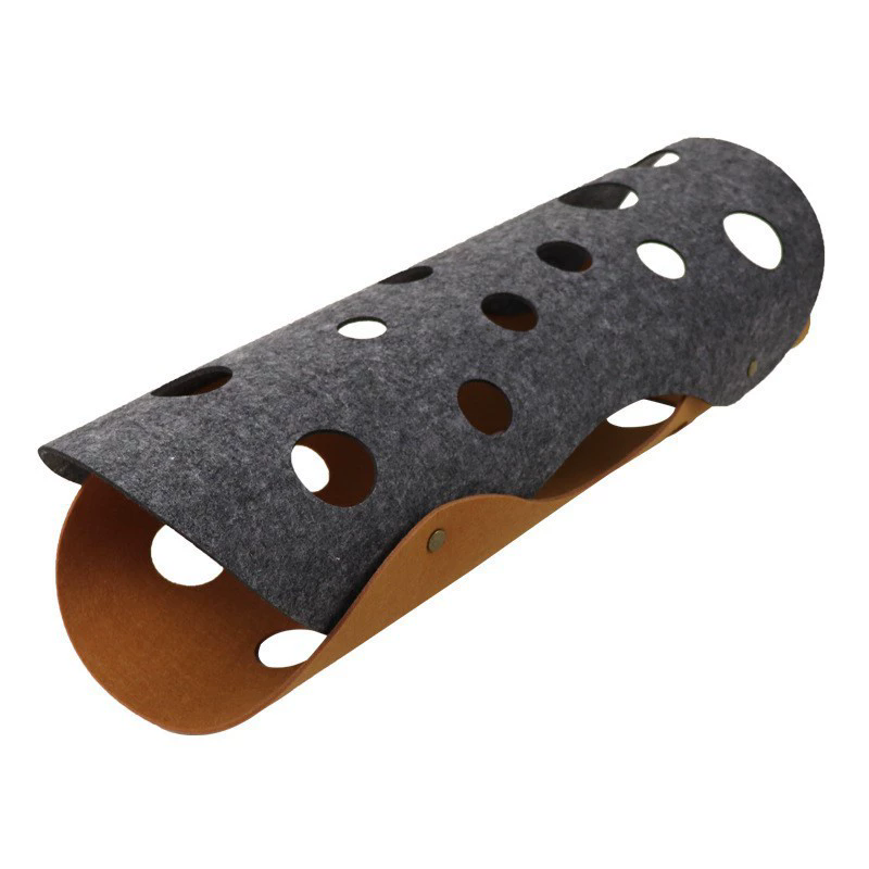 2PC/1set   Cat Tunnels Bed Foldable Pet Tunnel Tube Bed with Holes DIY Cats Play Mat Cat Activity Rug Toy for Interactive