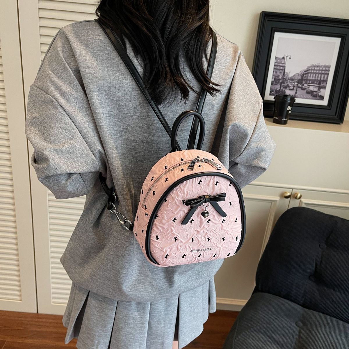 1PC   Cute Small backpack Designer Luxury bag Lady Handbag Fashion Women's backpack New Crossbody Bags Shoulder bag