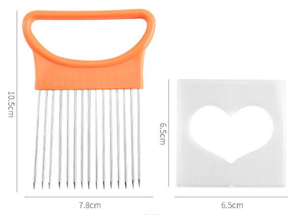 1PC Onion Needle Onion Fork Vegetables Fruit Slicer Tomato Cutter Cutting Safe Holder Kitchen Accessories Tools