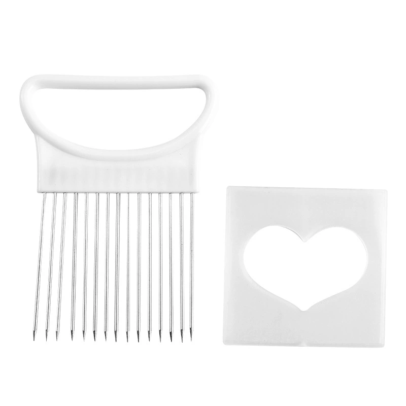 1PC Onion Needle Onion Fork Vegetables Fruit Slicer Tomato Cutter Cutting Safe Holder Kitchen Accessories Tools