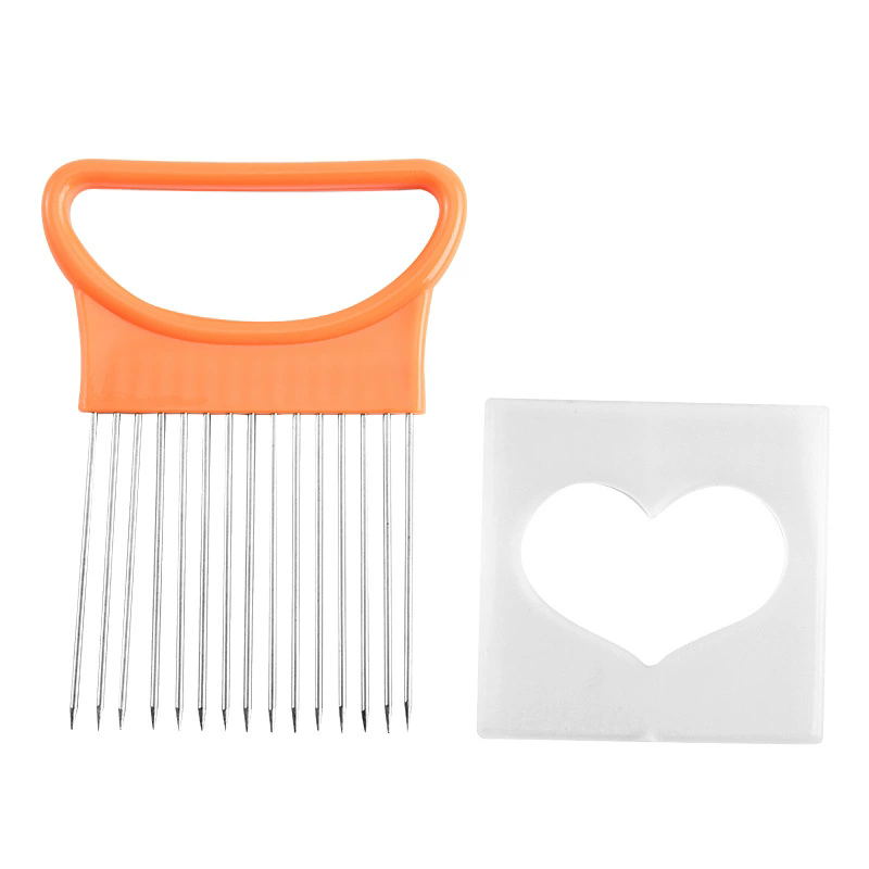 1PC Onion Needle Onion Fork Vegetables Fruit Slicer Tomato Cutter Cutting Safe Holder Kitchen Accessories Tools
