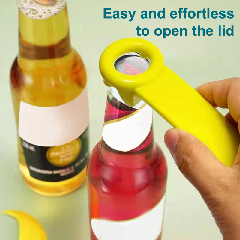 Plastic Multifunction Can Opener Universal Bottle Opener Non-slip Manual Cap Screw Beer Cap Open Twist Tool Kitchen Gadgets