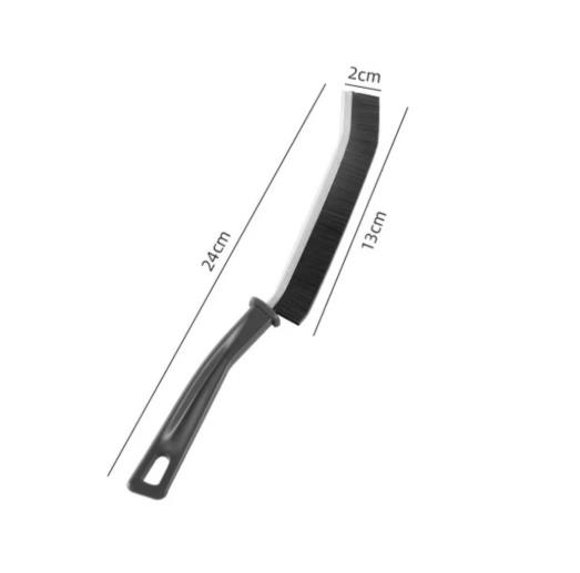 Hard-Bristled Crevice Cleaning Brush Gap Cleaning Brush Tool All-Around Stiff Angled Bristles for Bathroom Kitchen Cleaning Tool
