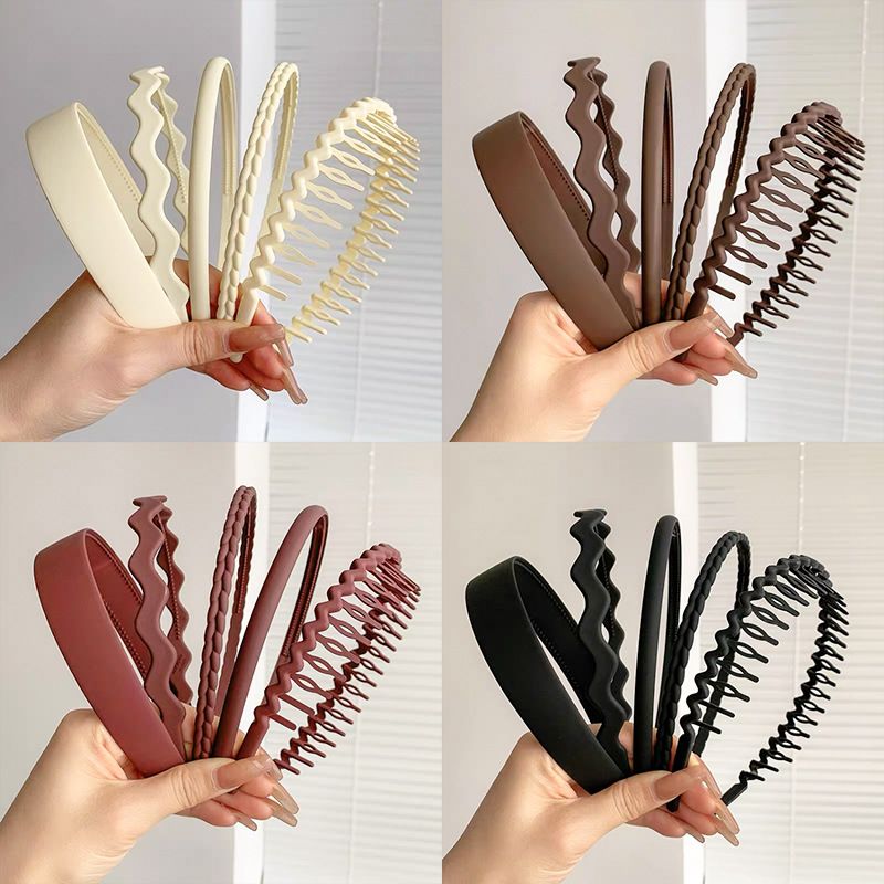 Non-slip Hair Bands for Women Men Simple Bezel Headband Washing Hair Bang Holder Facial Mask Hair Hoop Hairband Hair Accessories A-1994