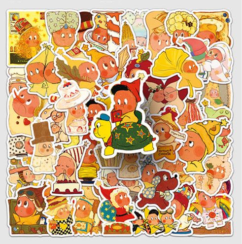 50PCS   TwinkleTwinkle Star Cartoon People Stickers Cute Trendy Play Blind Box Creative Handbook Storage Box Stickers