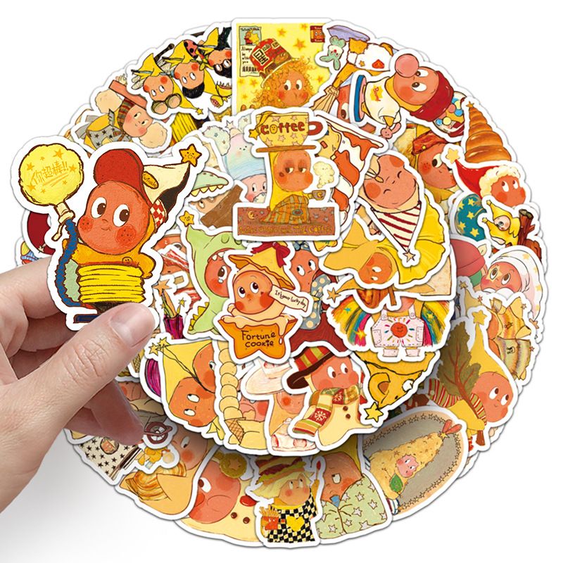 50PCS   TwinkleTwinkle Star Cartoon People Stickers Cute Trendy Play Blind Box Creative Handbook Storage Box Stickers