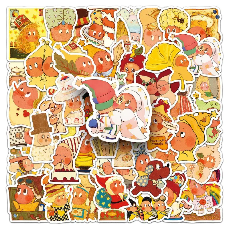 50PCS   TwinkleTwinkle Star Cartoon People Stickers Cute Trendy Play Blind Box Creative Handbook Storage Box Stickers