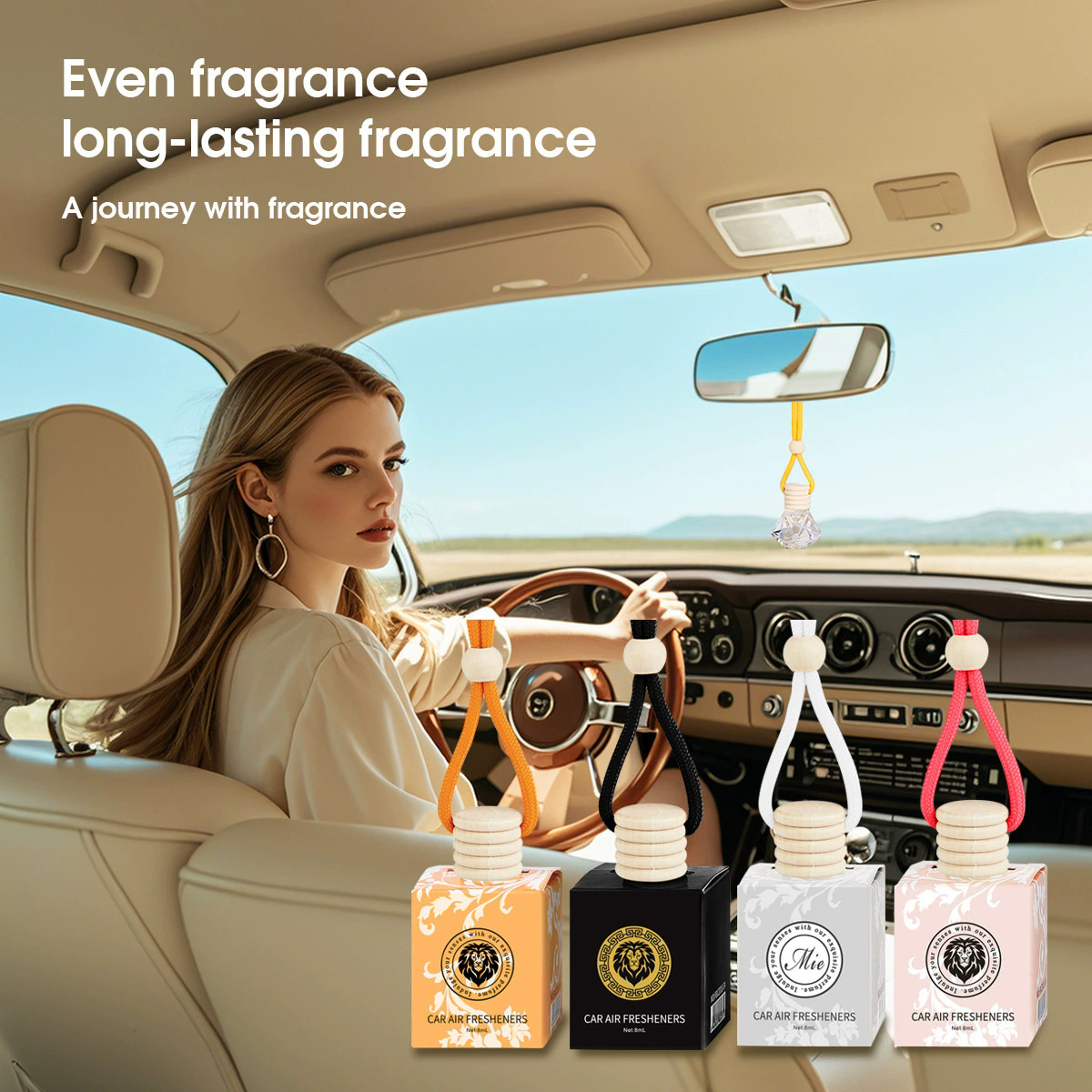 1PC   Long acting car fragrance car perfume - fragrance used for car interior accessories, charming, fresh and lasting