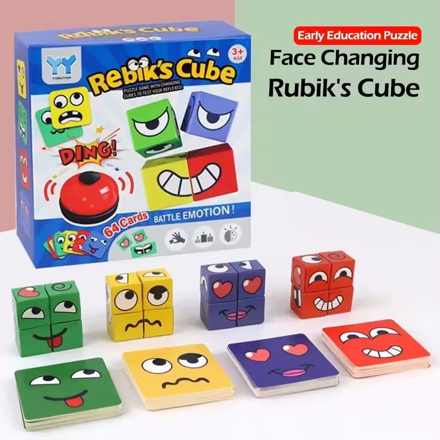 Best price for Kids Face Change Expression Puzzle Building Blocks ...