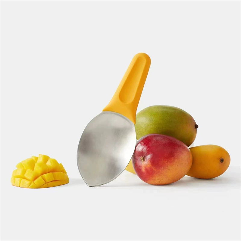 Multifunctional Mango Slicer Fruit Pulp Separator Mango Splitter Cutter Corer Stainless Steel Spoon Diced for Kitchen Tools 2025