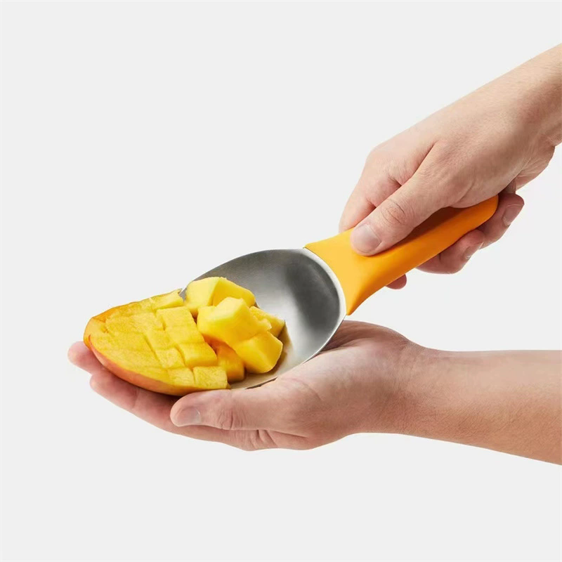 Multifunctional Mango Slicer Fruit Pulp Separator Mango Splitter Cutter Corer Stainless Steel Spoon Diced for Kitchen Tools 2025