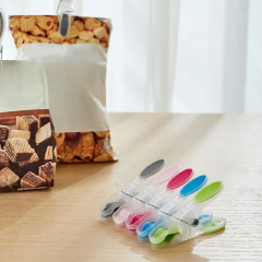 30Pcs Plastic Clothes Pins Clothes Pegs Beach Towel Clip Food Package Clip Laundry Clothespins for Sensitive Clothes