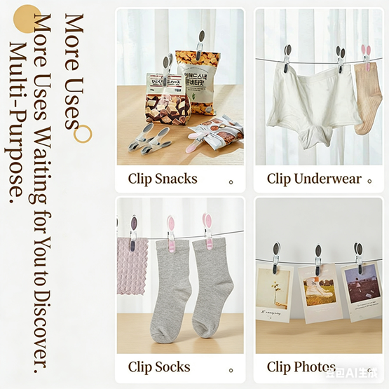 30Pcs Plastic Clothes Pins Clothes Pegs Beach Towel Clip Food Package Clip Laundry Clothespins for Sensitive Clothes