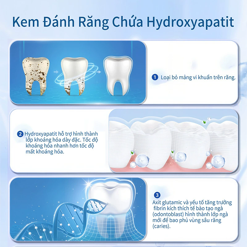 1PC   Hydroxyapatite toothpaste Vietnam hydroxyapatite toothpaste